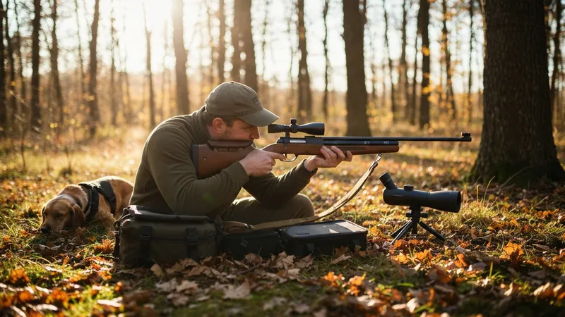 Chasse Au Petit Gibier Avec Un Airgun